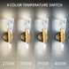 Kilt 1 Light Aged Brass ADA Wall Sconce Wall Light in 4000K
