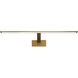 Diver Indoor Wall Lighting in 3000K, Aged Brass