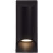 Mega LED 11 inch Black Outdoor Wall Light