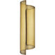Pirouette Indoor Wall Lighting in 3000K, Aged Brass