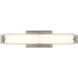 Carlisle Indoor Wall Lighting in 3000K, Brushed Nickel