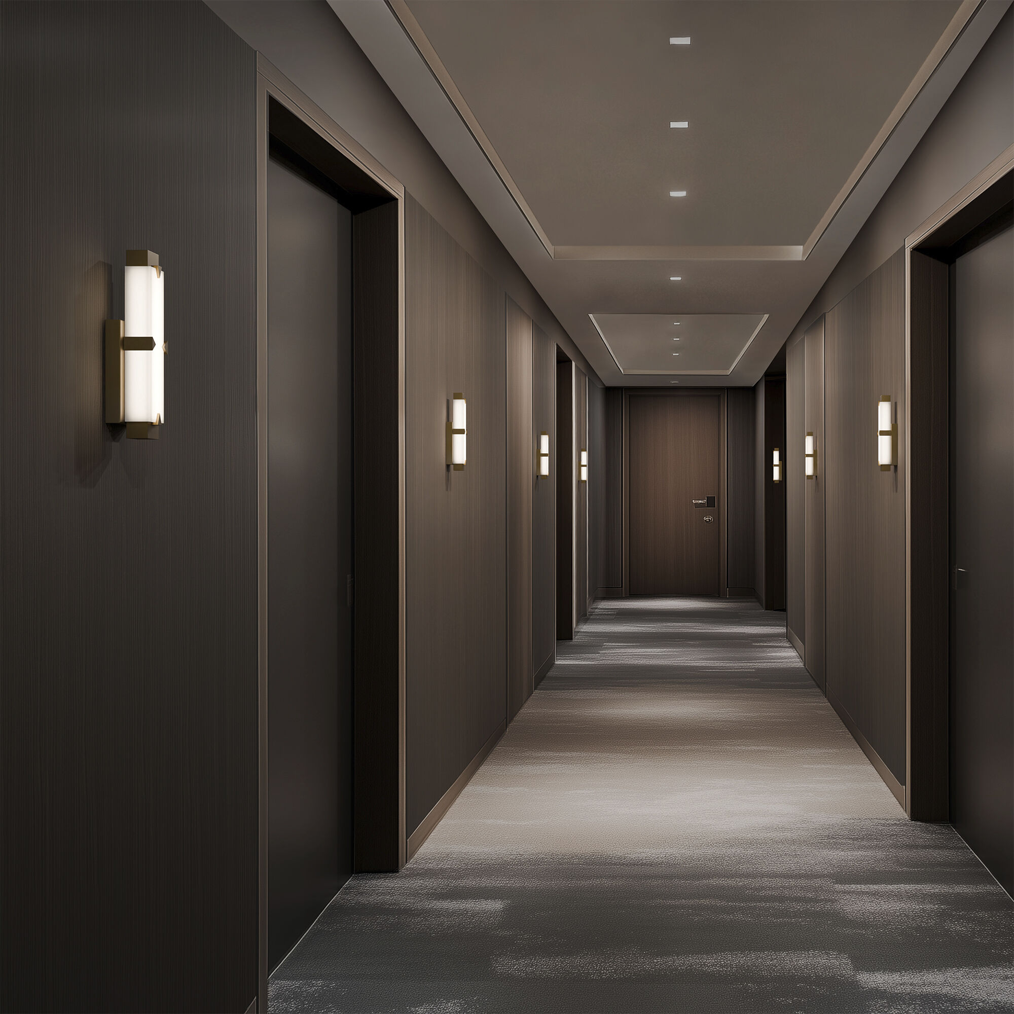 Carlisle Indoor Wall Lighting in 3000K, Brushed Nickel