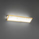 Lena LED 28 inch Aged Brass Bath Vanity & Wall Light