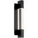 Heliograph 1 Light 18.1 inch Black Outdoor Wall Light in 3000K