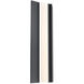 Enigma 1 Light 27 inch Black Outdoor Wall Light