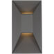Maglev LED 6 inch Bronze Outdoor Wall Light in 4000K