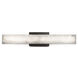 Lanza LED 20 inch Black Bath Vanity & Wall Light