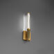Ribeye LED 3.75 inch Aged Brass ADA Indoor Wall Lighting