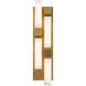 Voxxel LED 3.25 inch Aged Brass ADA Wall Sconce Wall Light