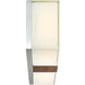 Vigo LED 27 inch Dark Walnut Bath Vanity & Wall Light in 27in.