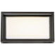 Framed LED 8 inch Bronze Outdoor Wall Light in 14in.
