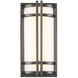 Skyscraper LED 12 inch Bronze Outdoor Wall Light in 2700K, 12in.