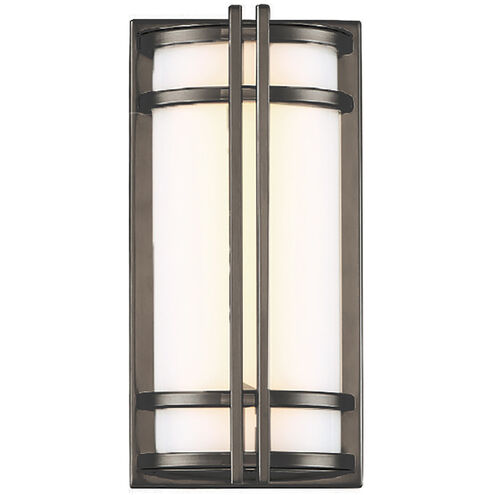 Skyscraper LED 12 inch Bronze Outdoor Wall Light in 2700K, 12in.