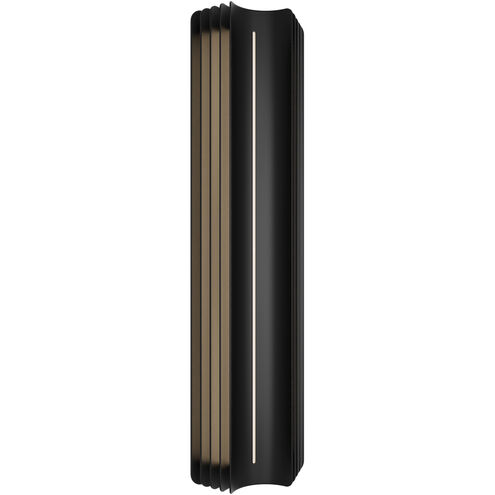 Kane LED 24 inch Black Outdoor Wall Lighting in 2700K
