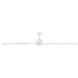 Size Matters 84 inch Matte White Downrod Ceiling Fan