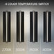 Strait LED 22 inch Black Outdoor Wall Lighting in 3000K