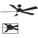 Wynd 60 inch Bronze Downrod Ceiling Fan in 3500K