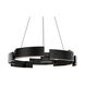 Keefe LED 31.5 inch Black Pendant Ceiling Light
