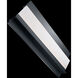 Enigma 1 Light 18 inch Black Outdoor Wall Light in 18in.