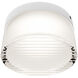 Tuck III LED 5.38 inch Black Outdoor Flush Mount