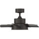 Vox 26 inch Matte Black Downrod Ceiling Fan in 3500K