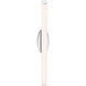 Mini Loft LED 24 inch Chrome Bath Vanity & Wall Light in 24in.
