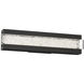 Posh 1 Light 21 inch Black Bath Vanity Light Wall Light