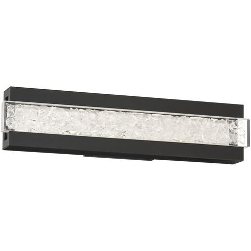 Posh 1 Light 21 inch Black Bath Vanity Light Wall Light