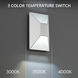 Maglev LED 5.5 inch Brushed Aluminum Outdoor Wall Light in 4000K