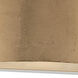 Vermeil LED 3 inch Gold Leaf ADA Wall Sconce Wall Light in 11in.