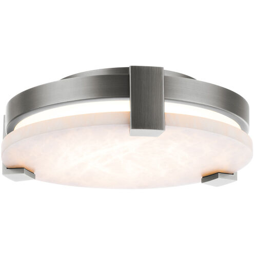 Catalonia 1 Light 10.63 inch Antique Nickel Flush Mount Ceiling Light in 11in.