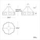 Fury LED 28.25 inch Aged Brass Chandelier Ceiling Light in 28in.