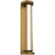 Iconix LED 20 inch Aged Brass Bath Vanity & Wall Light