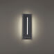 Midnight 1 Light 16 inch Black Outdoor Wall Light