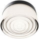 Tuck LED 5.38 inch Black Outdoor Flush Mount
