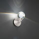 Double Bubble 1 Light 6 inch Satin Nickel Wall Sconce Wall Light