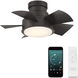 Vox 26 inch Bronze Flush Mount Ceiling Fan in 3000K, Smart Ceiling Fan, Flush Mounted