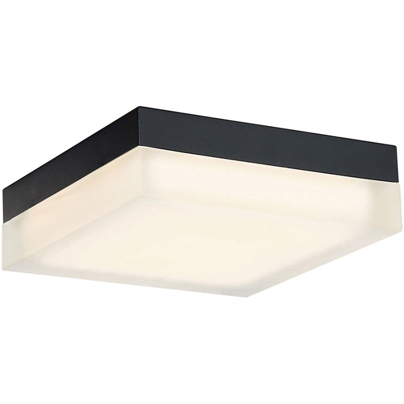 Modern Forms FM 2009 30 BK Matrix LED 9 inch Black Flush Mount Ceiling Light in 3000K 9in