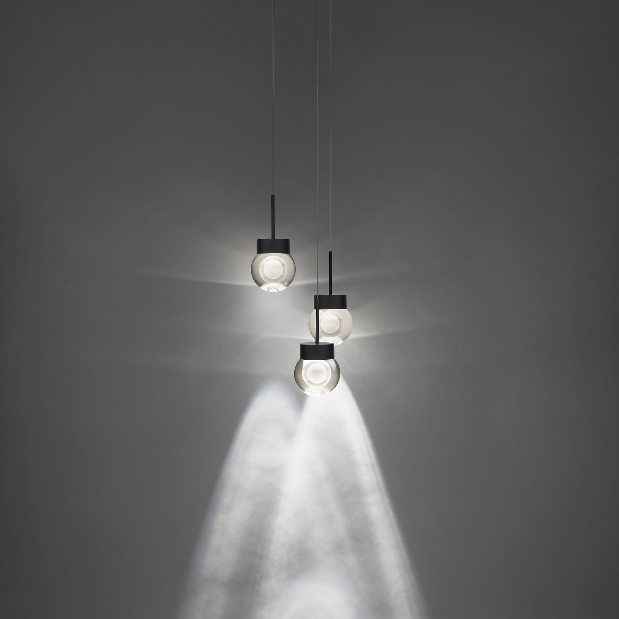 照明 LED対応 3灯 LAMP by 2TONE 3BULB PENDANT 陶器のような質感のペンダントライト LAMP by 2TONE 3BULB