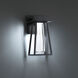 Avant Garde LED 16.75 inch Black Outdoor Wall Light in 17in.