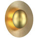 Blaze Wall Sconce Wall Light in 12in., Gold Leaf
