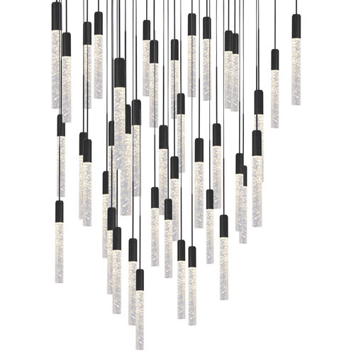 Magic 41 Light 36 inch Black Multi-Light Pendant Ceiling Light