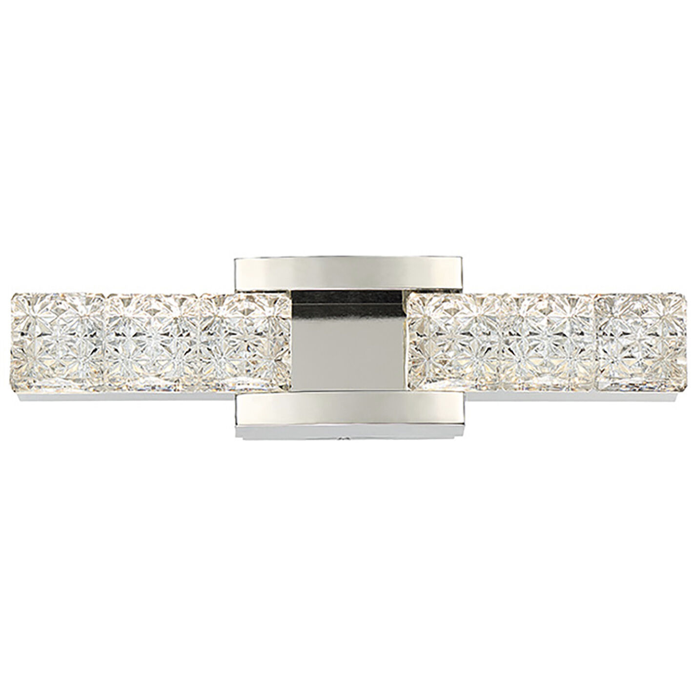 Sofia LED 19 inch Polished Nickel Bath Vanity & Wall Light in 19in.
