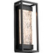 Elyse LED 12 inch Black Outdoor Wall Light in 12in. 