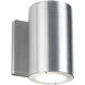 Vessel LED 5.6 inch Brushed Aluminum Outdoor Wall Light in 1, 3000K