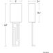 Vander 1 Light 4 inch Black ADA Wall Sconce Wall Light