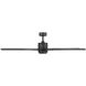 Renegade 52 inch Matte Black Downrod Ceiling Fan in 2700K