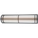 Skyscraper LED 37 inch Black Outdoor Wall Light in 3000K, 37in.