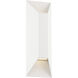 Maglev 2 Light 16 inch White Outdoor Wall Light in 3000K