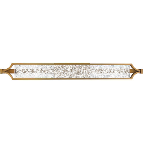 Emblem LED 38 inch Aged Brass Bath Vanity & Wall Light in 38in.